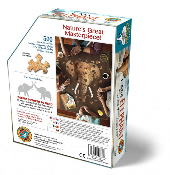 puzzel I am Elephant karton 300 stukjes