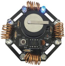 kit atoomhart pop 7 x 5 cm staal zwart/zilver/brons