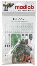 kit elektronisch combinatieslot 10 x 5 cm groen/grijs