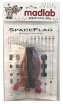 kit ruimtevlag staal rood/zwart