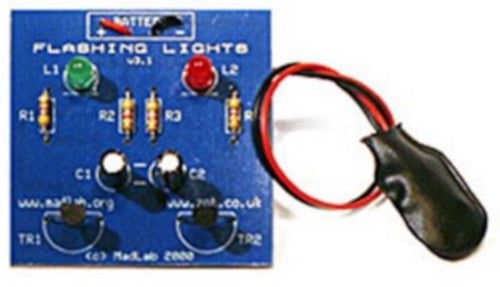 soldeerkit knipperend licht elektronisch staal blauw