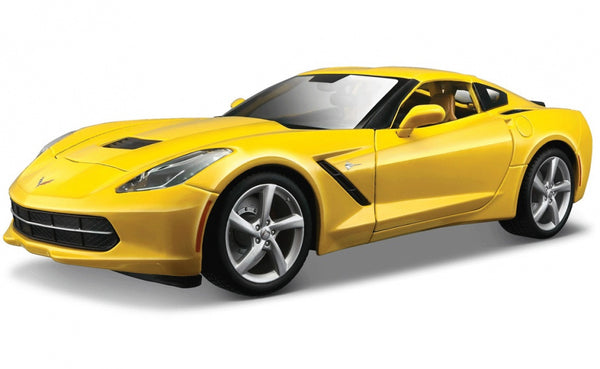 auto Chevrolet Corvette Stingray 25 cm geel