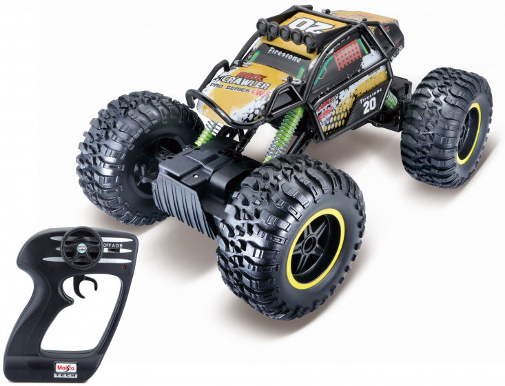 monstertruck RC Tech Rock Crawler Pro geel/zwart