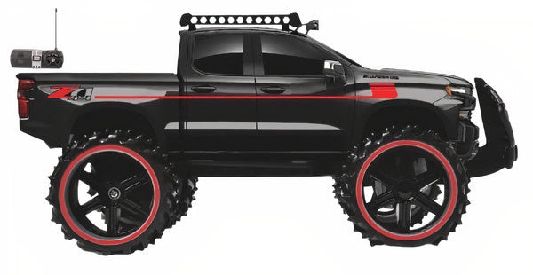 jeep RC Chevrolet Silverado off-road 1:16 zwart 2-delig