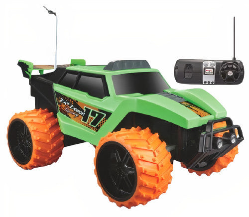 jeep RC Dirt Demon off-road 1:16 groen/oranje 2-delig