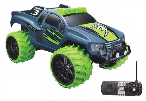 jeep RC Vudoo off-road 1:16 blauw/groen 2-delig