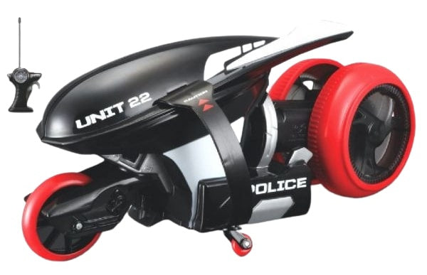 motor RC Cyklone 360 1:24 rood/zwart 2-delig