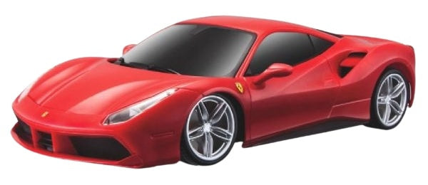 RC auto Ferrari 488 Gtb 1:24 rood/zwart 2-delig