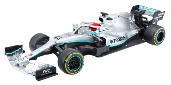 RC auto Mercedes Benz AMG Petronas 1:24 zilver 2-delig