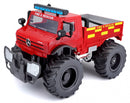 RC vrachtwagen Mercedes Benz Unimog U5023 1:16 rood