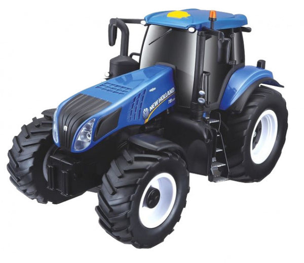 tractor New Holland junior 30,5 cm blauw/zwart