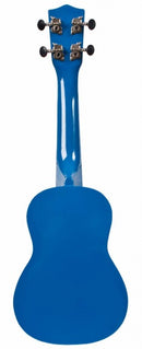 ukelele UK-10BU sopraan hout 55,5 cm blauw