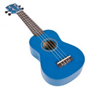 ukelele UK-10BU sopraan hout 55,5 cm blauw