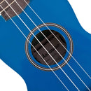 ukelele UK-10BU sopraan hout 55,5 cm blauw