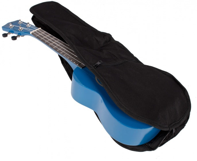 ukuleletas Concert 59 cm zwart