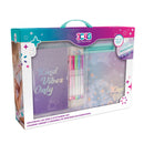 schoottafel Holowave junior pluche paars 8-delig