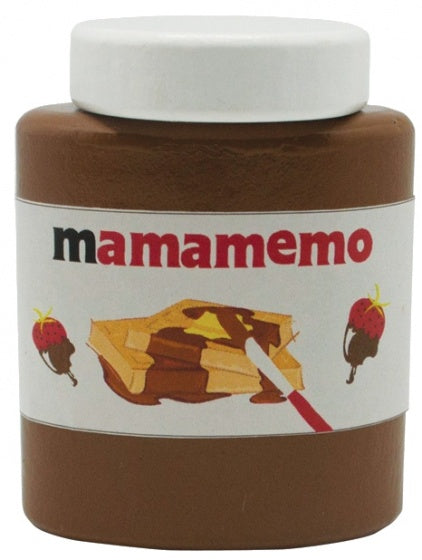 Mama-Tella chocoladepasta hout 6 cm bruin