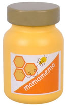 pot honing hout 6 cm geel