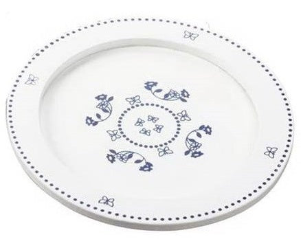 servies hout 12-delig wit