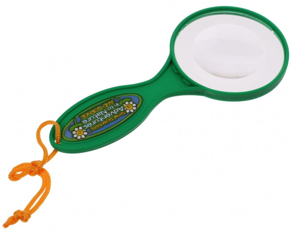 vergrootglas kunststof 19,5 cm groen