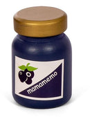 jampot blauwe bes junior 6 cm hout donkerblauw/goud