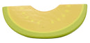 schijf cantaloupe meloen hout geel/groen