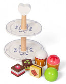 etagère Royal junior 17 cm hout wit 7-delig