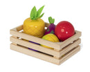 houten krat met fruit 16 cm 11-delig