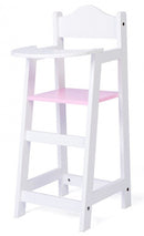 houten poppenstoel 22 x 27 x 53 cm wit