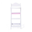 houten poppenstoel 22 x 27 x 53 cm wit