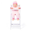 houten poppenstoel 22 x 27 x 53 cm wit