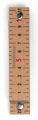 meetlat hout bruin 32 cm