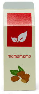 pak amandel 5 x 12 x 5 cm ivoorwit/rood/bruin