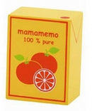 Pakje Sinaasappelsap hout 4 x 6 x 3 cm oranje