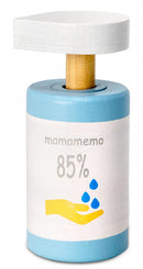 speelgoed Zeepdispenser junior hout blauw/wit