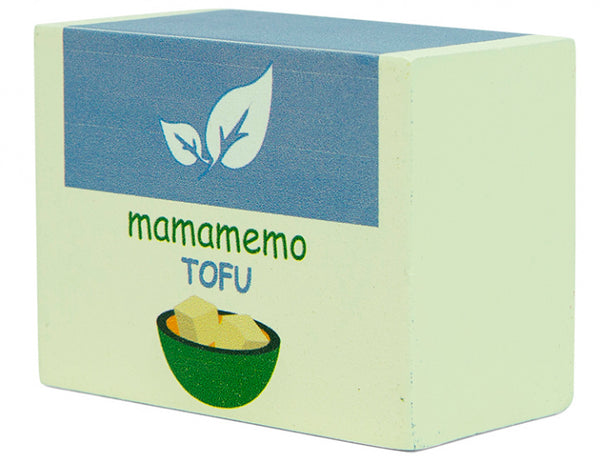 tofu 10 x 8 cm hout ivoorwit/lichtblauw