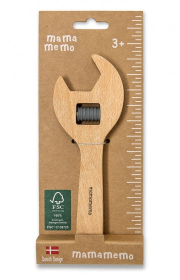 Verstelbare sleutel hout 17 cm