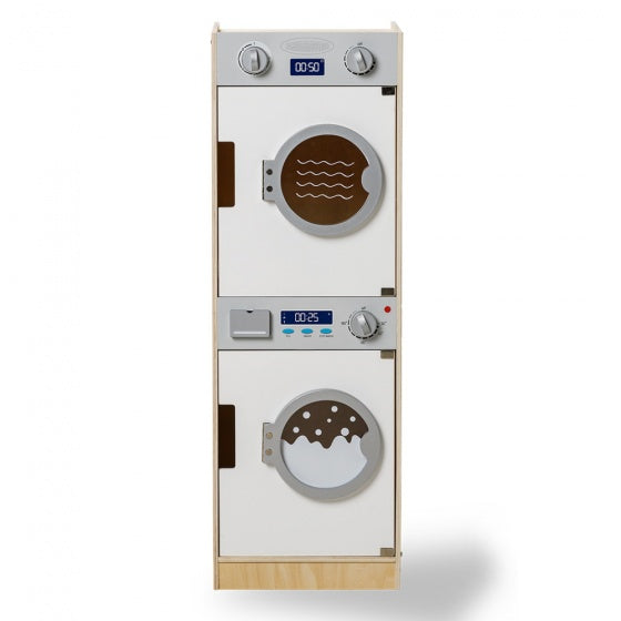 wasmachine en droger hout 86 cm