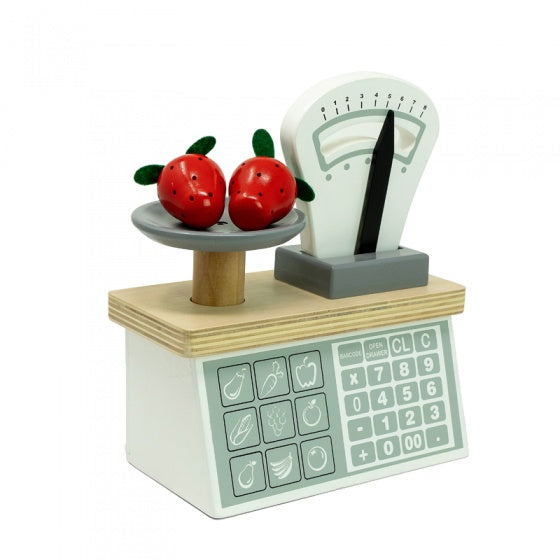 Weegschaal hout 21,2 cm