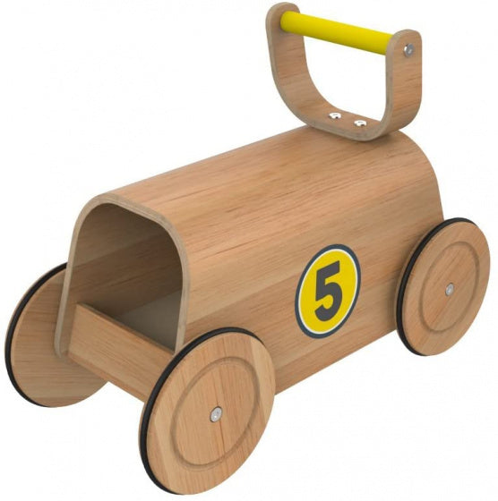loopwagen Racer Walker junior 40 x 42 cm hout naturel