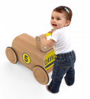 loopwagen Racer Walker junior 40 x 42 cm hout naturel