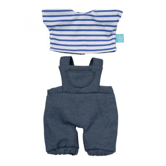 outfit Baby Stella 30,5 cm textiel blauw 3-delig