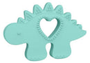 bijtring Unicorn junior 17 cm siliconen turquoise