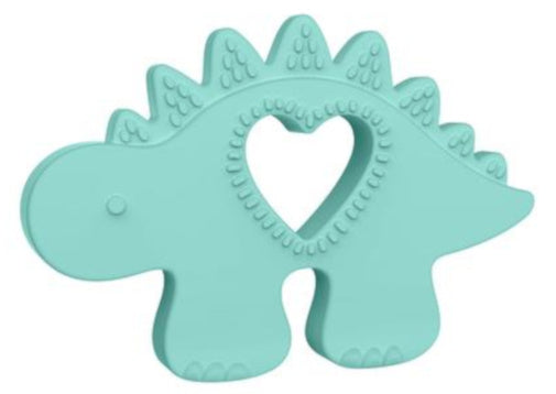 bijtring Unicorn junior 17 cm siliconen turquoise