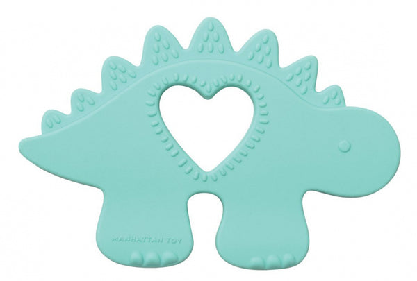 bijtring Unicorn junior 17 cm siliconen turquoise