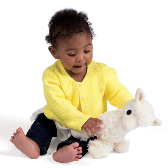 knuffel Floppies Llama 18 cm pluche crème