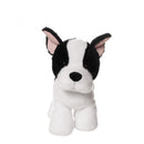 knuffel Lucky de hond 23 cm pluche wit/zwart