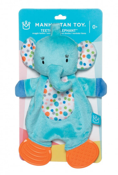 knuffel olifant junior 22,86 cm pluche blauw