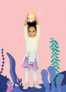 knuffel Scuba de Kwal junior 12,7 cm pluche lichtoranje