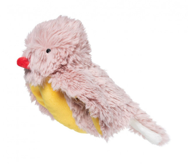 knuffel Songbird 18 cm pluche roze/geel